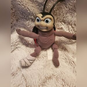 Mattel Disney Pixar A Bugs Life Lady Bug "Francis" Plush Stuffed Animal 90s